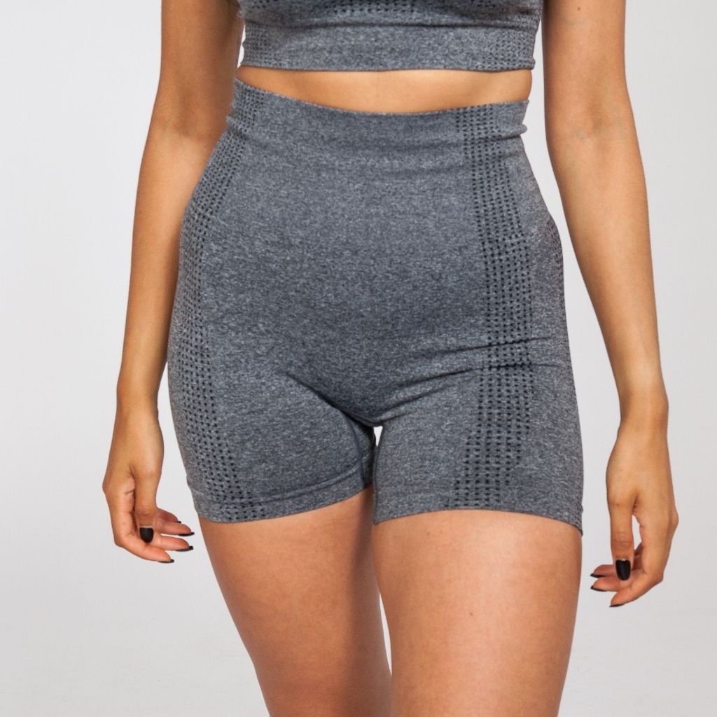 Charcoal Grey Seamless Shorts