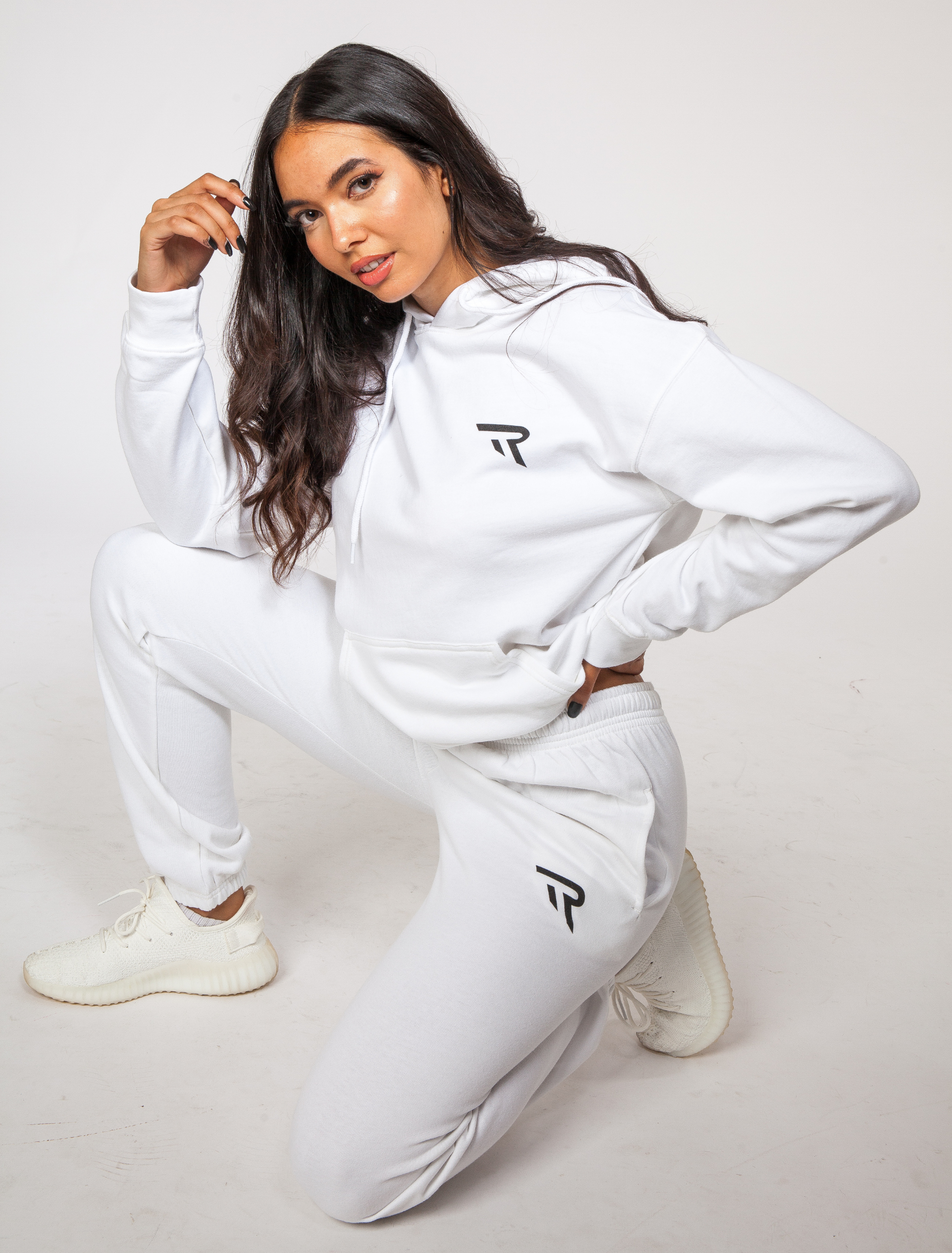 All-White Oversized Hoodie