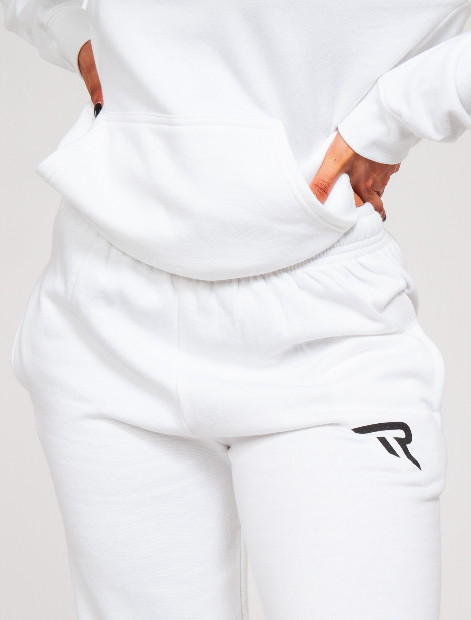 All-White Oversized Tracksuit